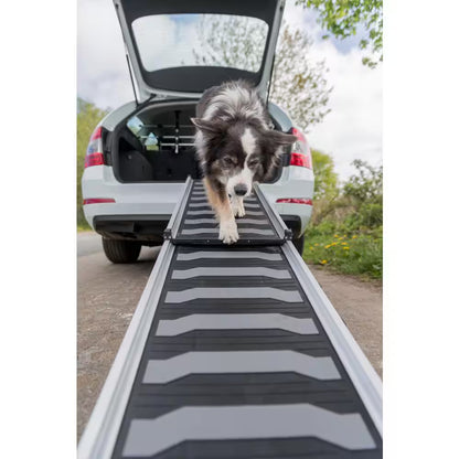 Heavy-Duty 69 In. Telescoping Pet Ramp, Lightweight Aluminum, Portable Dog Ramp, Car Ramp, Extra Long