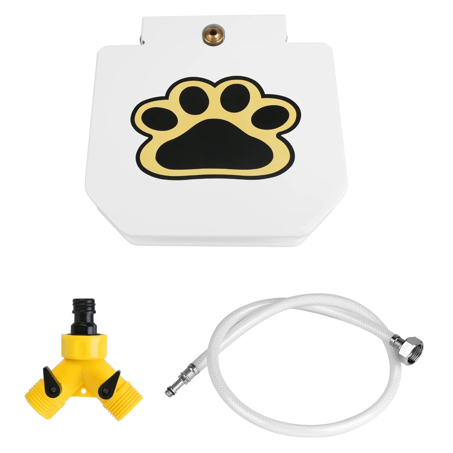 Dog Fountain Dog Sprinkler,  Outdoor Dog Drinking Water Step on Easy Paw Activated Drinking