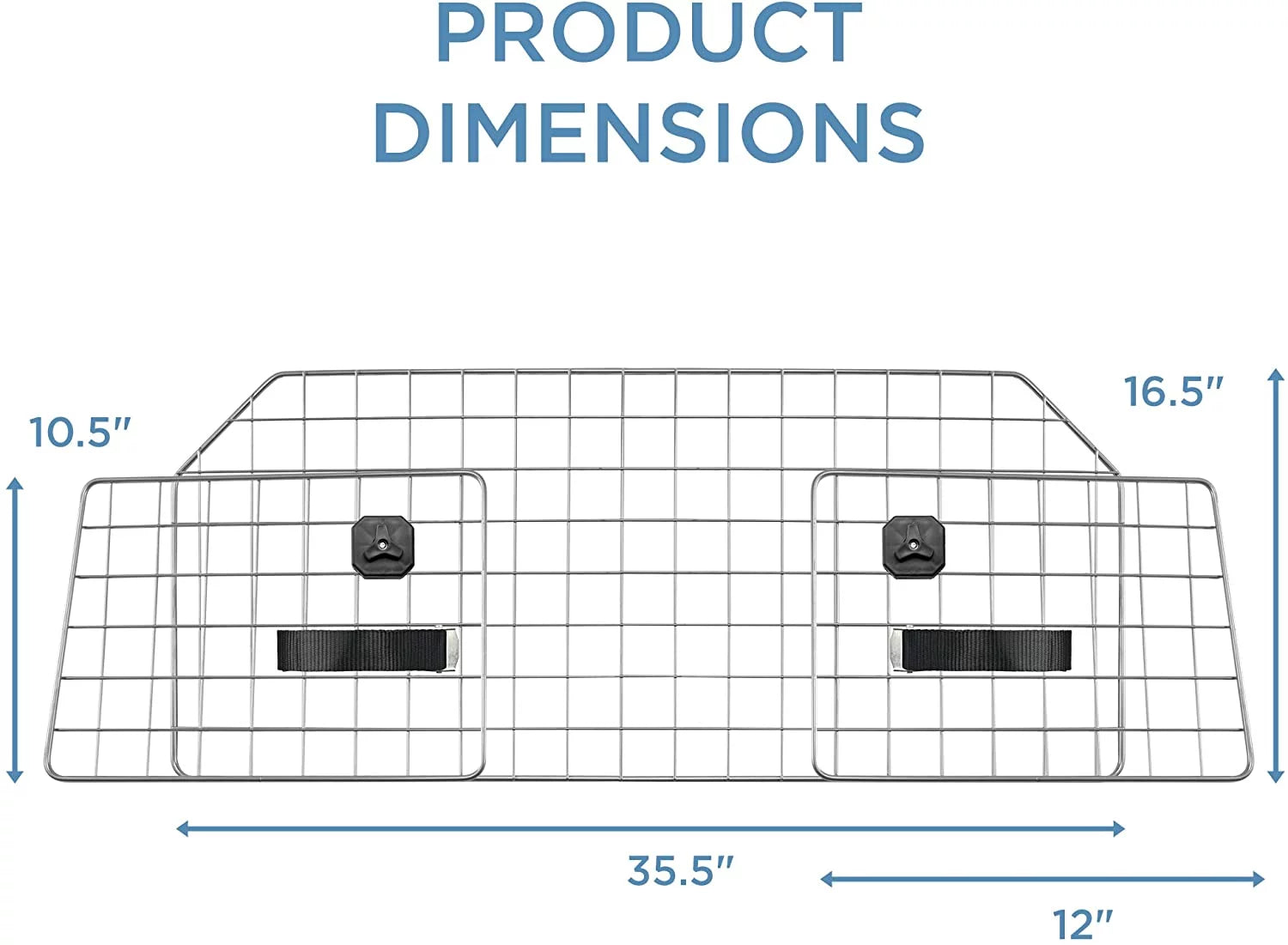 Dog Barrier for Suv'S, Cars & Vehicles, Heavy-Duty - Adjustable Pet Barrier