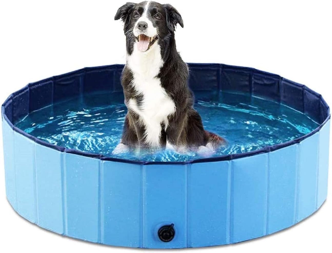 63“Collapsible Dog Pool,Foldable Dog Pool for Kids,Kiddie Pool for Kids,Dog Pool for Pets,Dog Swimming Pool,Dog Pet Pool,Dog Bathing Pool