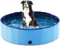 63“Collapsible Dog Pool,Foldable Dog Pool for Kids,Kiddie Pool for Kids,Dog Pool for Pets,Dog Swimming Pool,Dog Pet Pool,Dog Bathing Pool