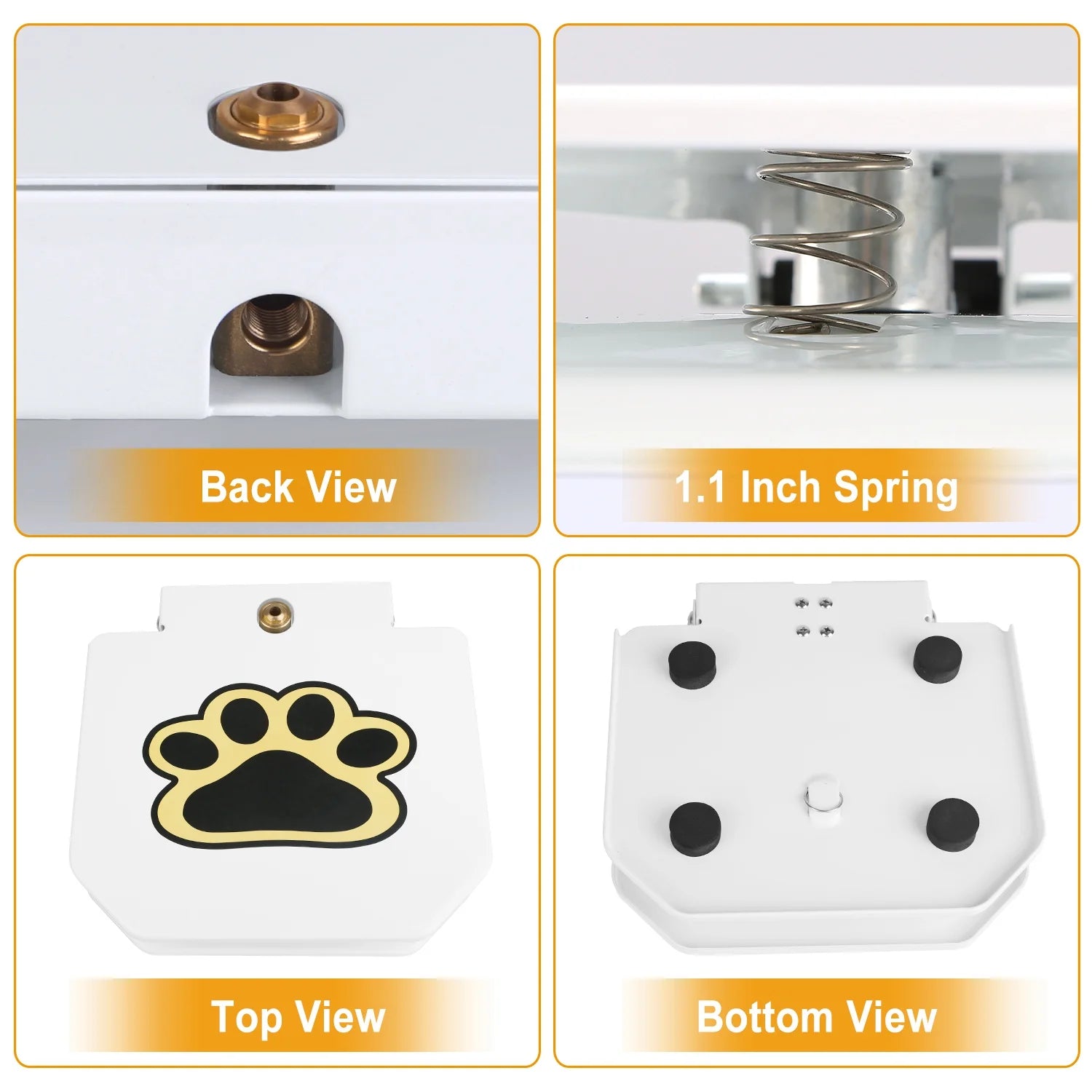 Dog Fountain Dog Sprinkler,  Outdoor Dog Drinking Water Step on Easy Paw Activated Drinking